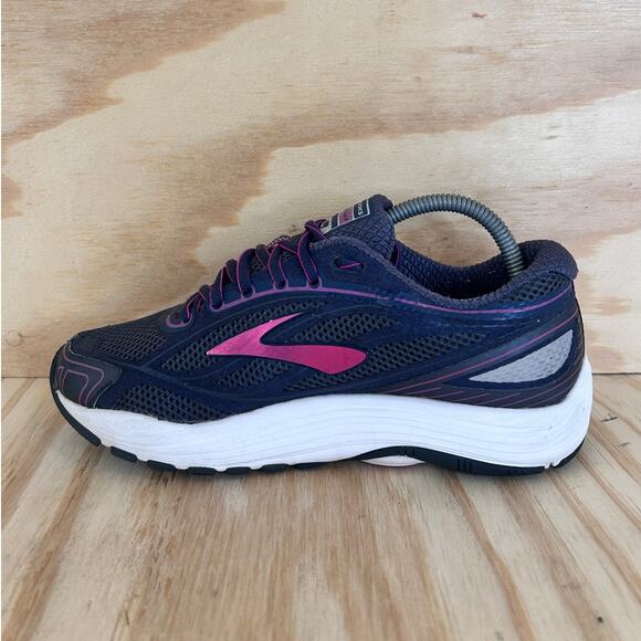 Brooks - Dyad 9 - Running Shoes - Gray/Purple - Women's - 9(D) Wide -1202231D442 - Picture 4 of 9
